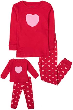 Leveret Kids & Toddler Pajamas Matching Doll & Girls Pajamas