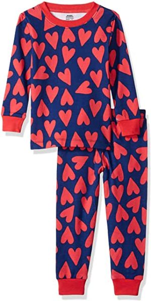 Amazon Essentials Baby Long-Sleeve Tight-fit 2-Piece Pajama Set