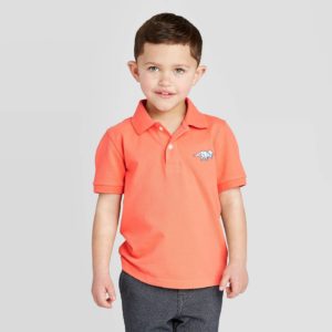 Toddler Boys’ Polo Shirt – Cat & Jack™ Coral