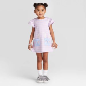 Toddler Girls’ Bunny Pocket Dress – Cat & Jack™ Purple