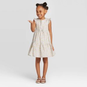 Toddler Girls’ Tank Top Ditsy Floral Dress