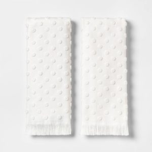 Terry Dot Towel White – Threshold™