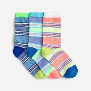Boys’ trouser socks three-pack in multistripe