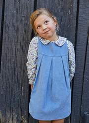 CHARLESTON JUMPER – STORMY BLUE CORDUROY