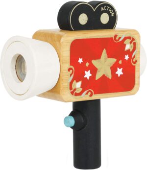 Educational Wooden Toy Hollywood Film Camera