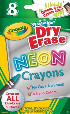 Dry-Erase Neon Crayons;